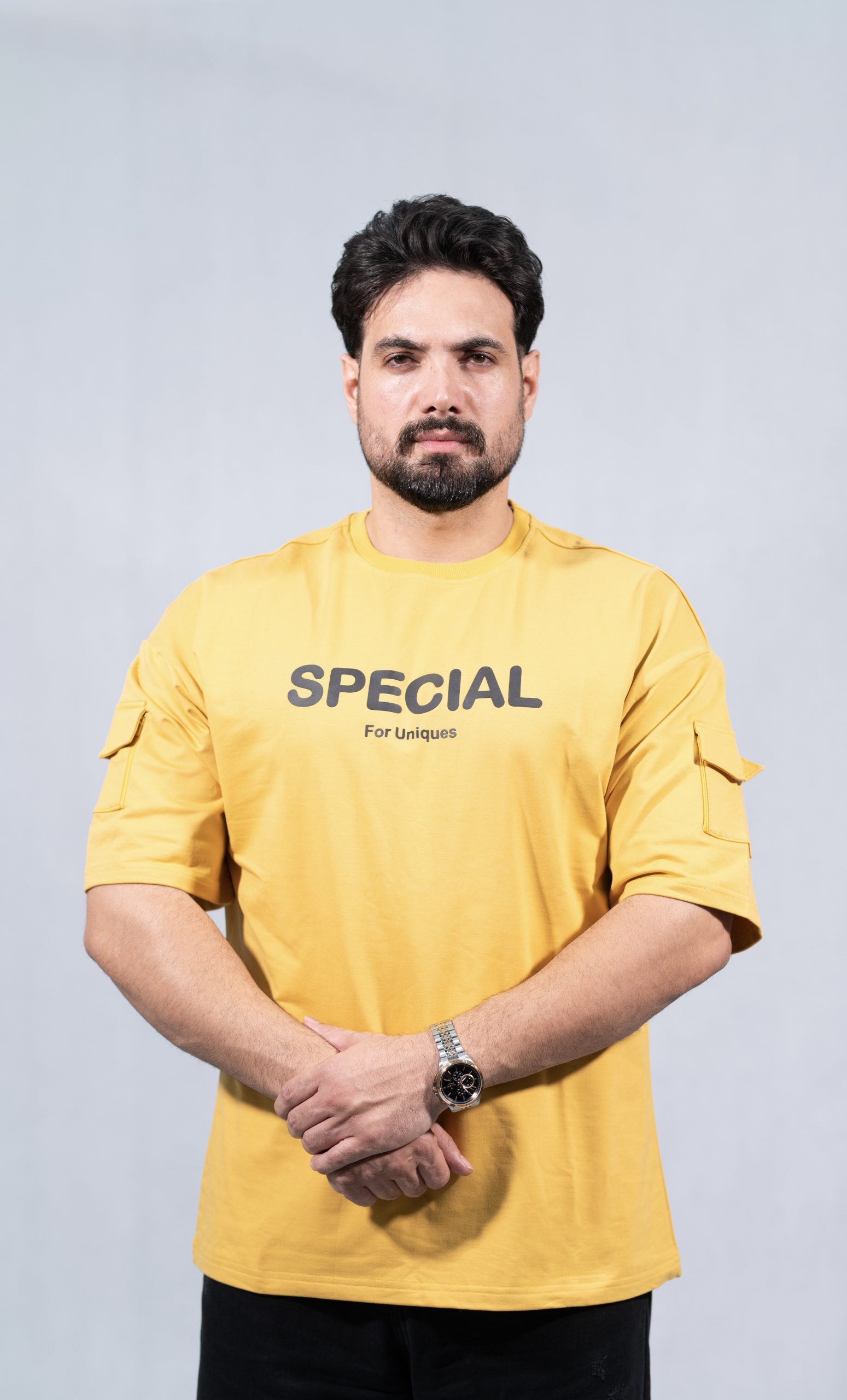 تیشرت زرد مدل «کره لیمویی»