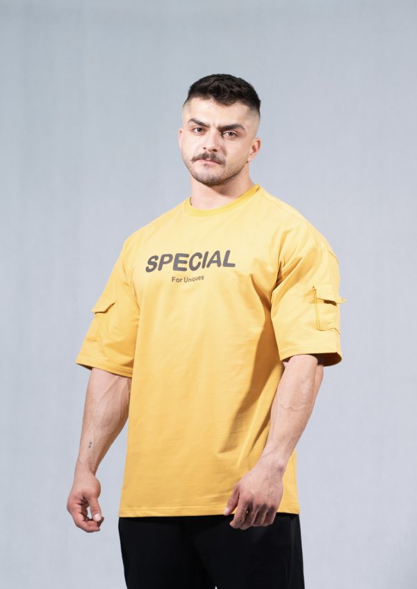 تیشرت زرد مدل «کره لیمویی»